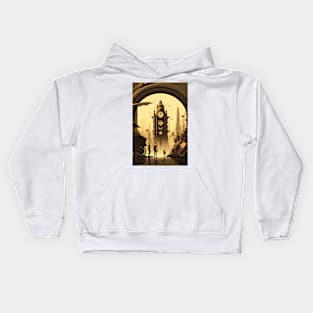 The Steam-Powered Metropolis Kids Hoodie